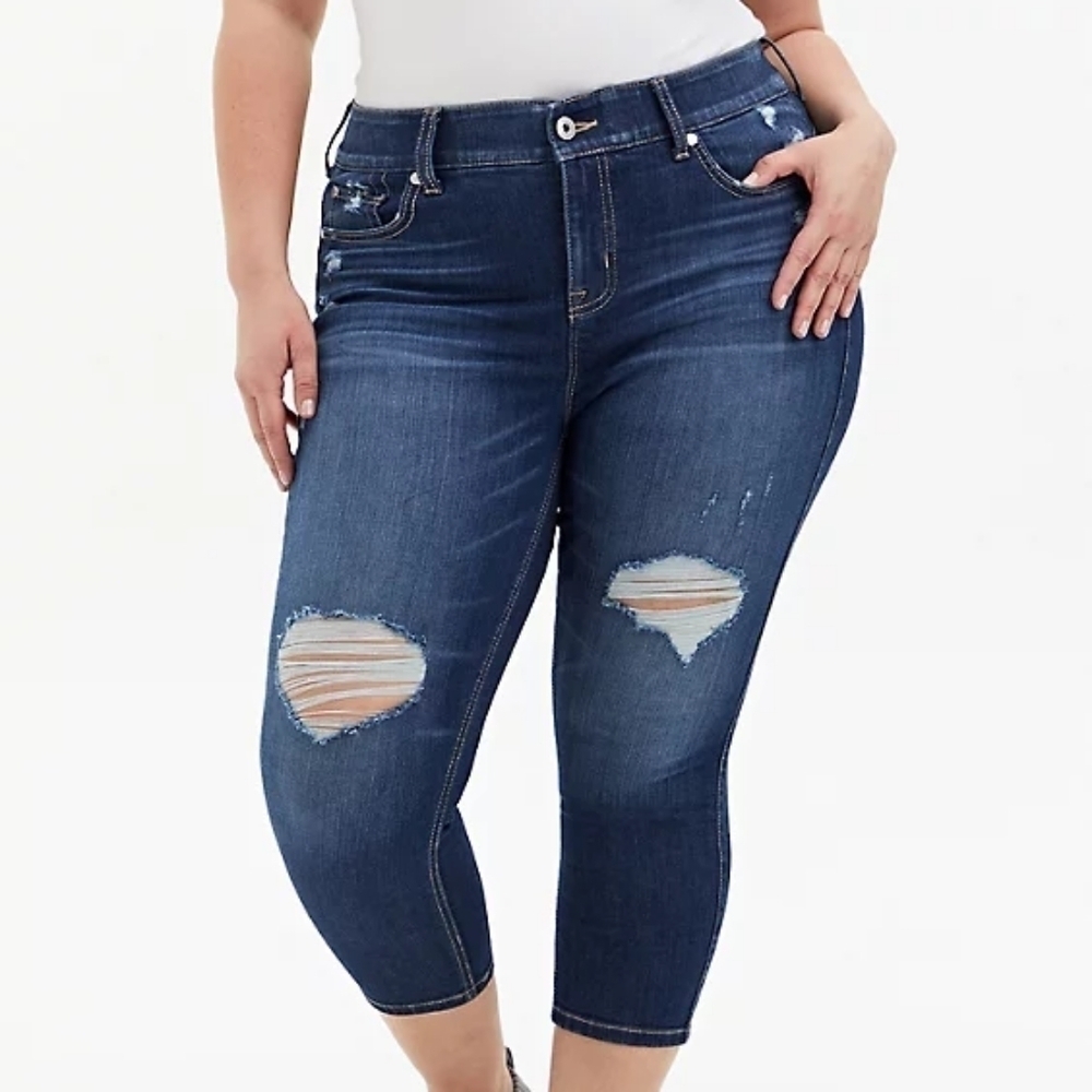 TORRID Crop Bombshell Skinny Jeans